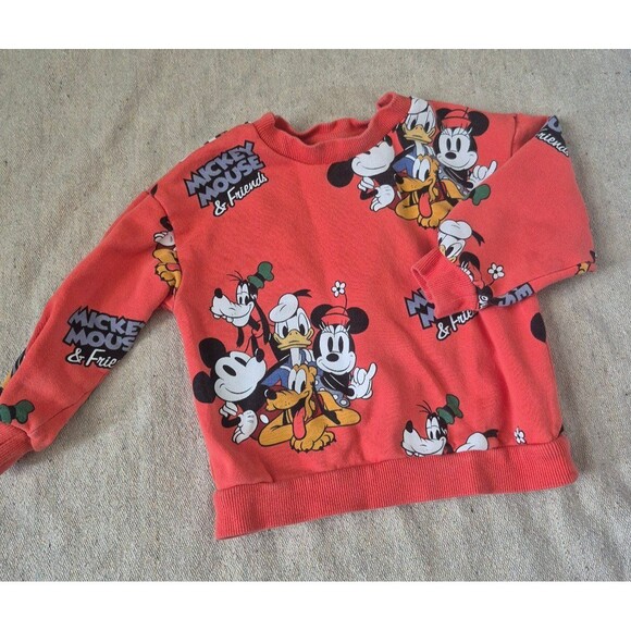 H&M x Mickey mouse sweatshirt size 12-18 months - Picture 3 of 4